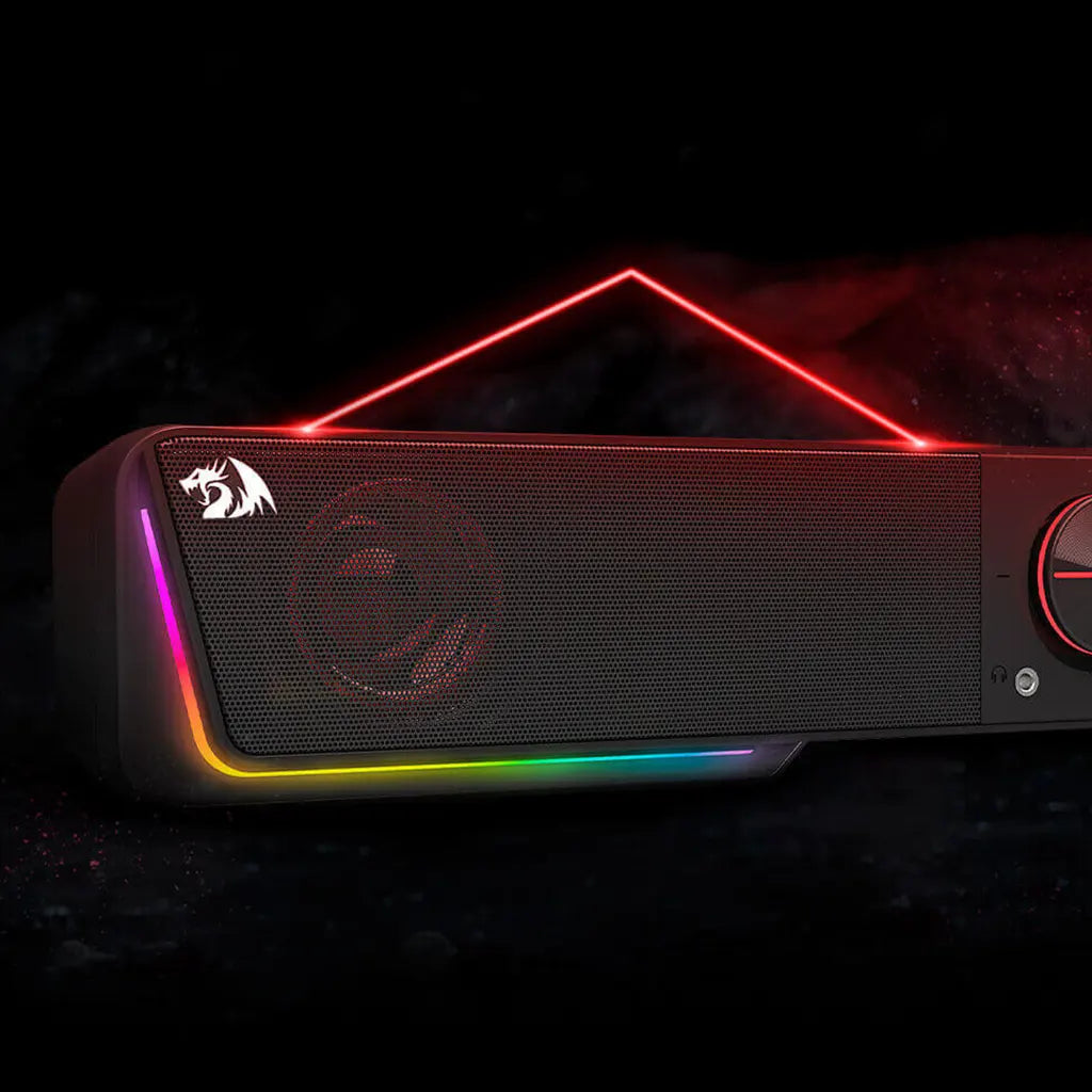 Redragon GS570 2.O Channel Knob Control Bluetooth Speaker Redragon