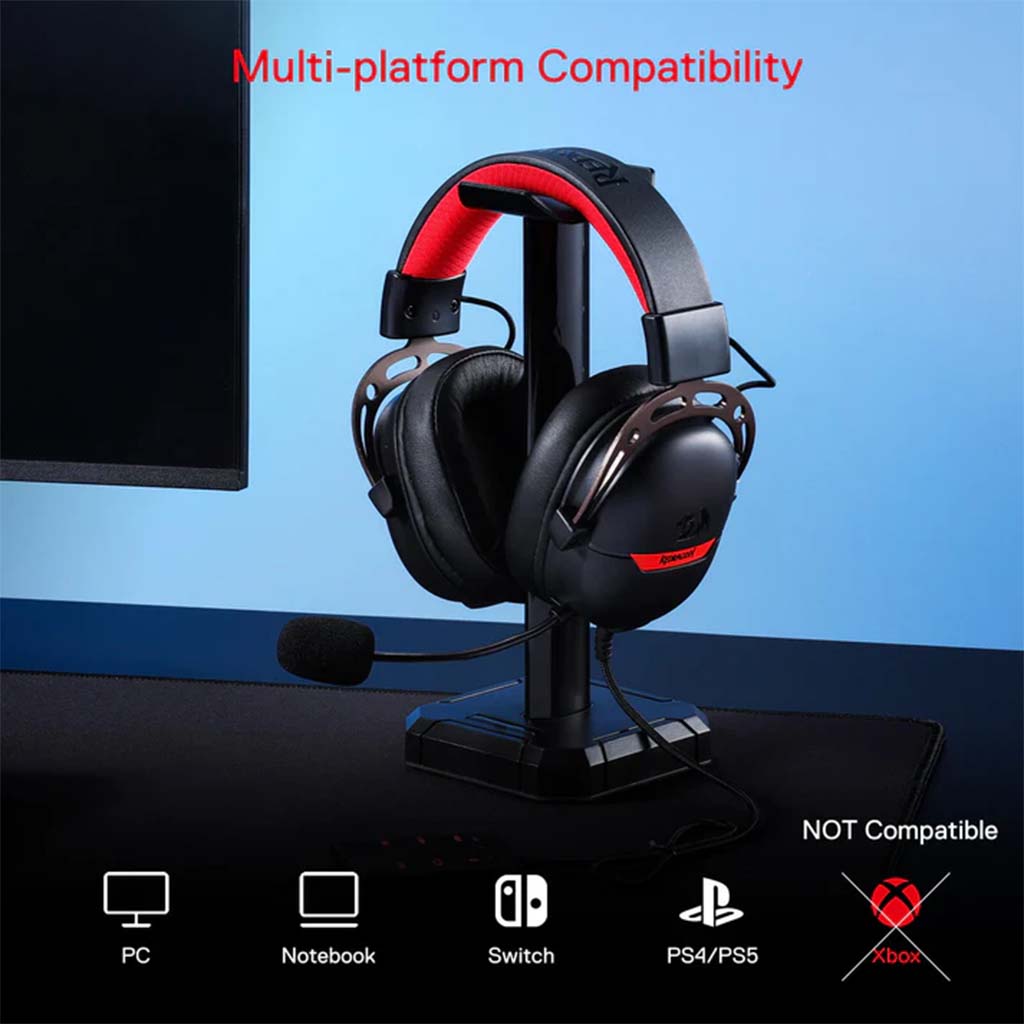 Redragon H376 Aurora In-Line Command Gaming Headset Redragon