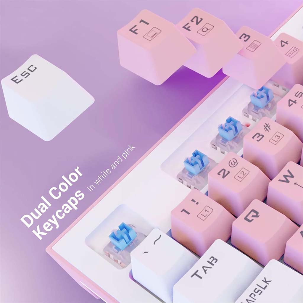 Redragon K611-WIB BES 87 keys White Backlight Wired Keyboard Redragon