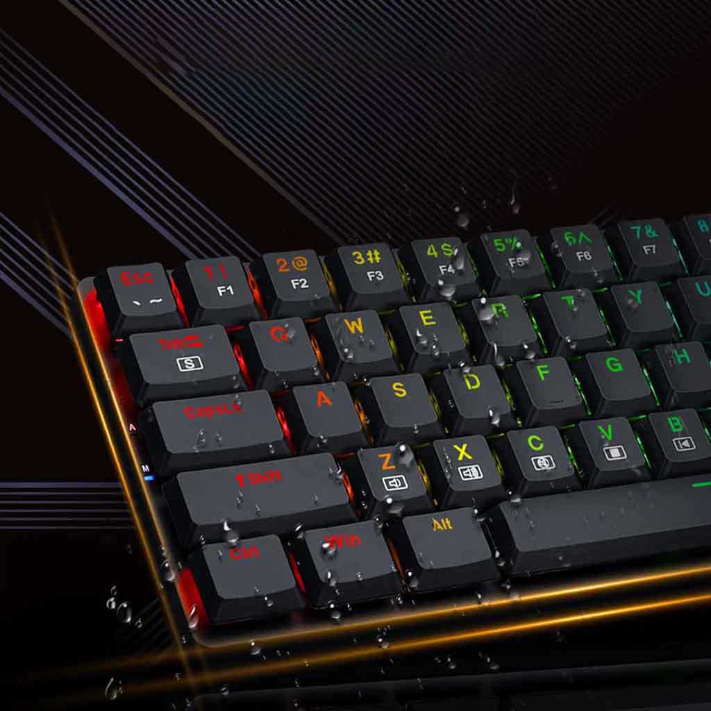 Redragon K626P Ashe RGB 78% Ultra Thin Wired Keyboard Redragon