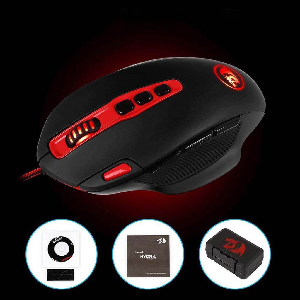 Redragon M805 Hydra Black 14400 DPI Gaming Mouse Redragon