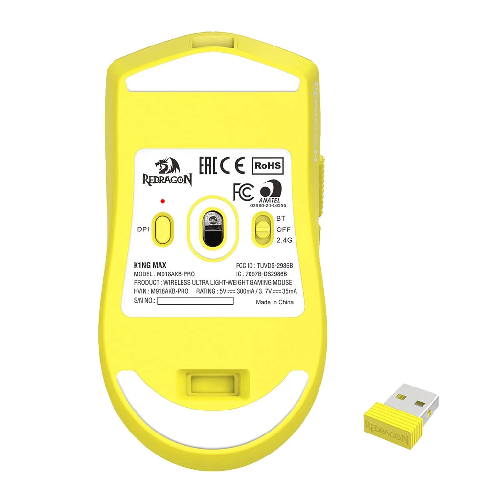 Redragon M918 King Max 1K Hz 3-Modes Wireless Anime Gaming Mouse Redragon