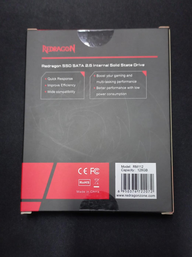 RADRAGON RM112 128GB SSD SATA 2.5 READ SPEED UP TO 500MB/sWRITE SPEED UP TO400MB/s DRAGON KIGHT