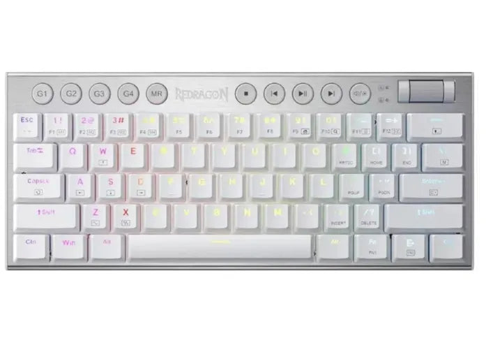 REDRAGON K632W-RGB HORUS MINI WHITE RED SWITCH ENGLISH WIRED KEYBOARD