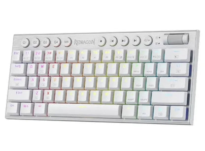 REDRAGON K632W-RGB HORUS MINI WHITE RED SWITCH ENGLISH WIRED KEYBOARD