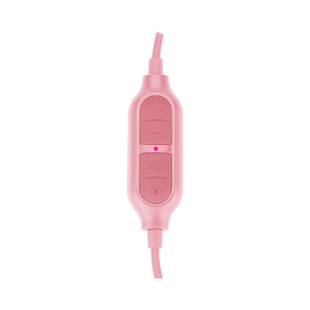 Redragon H510 ZEUS Pink Wired Gaming Headphone 7.1 Surround Detachable Microphone