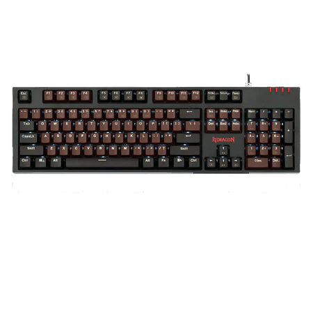 Redragon K592 Mechanical Gaming Wired Keyboard with Ultra-Fast V-Optical Black Switches, White Backlit