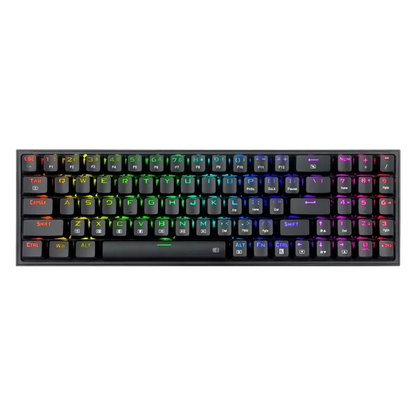 Redragon K628 PRO SE 75% 3-Mode Wireless RGB Gaming Keyboard, 78 Keys Full-Transparent Hot-Swap Compact Mechanical Keyboard w/Upgraded Socket, Dedicated Arrow Keys & Numpad, Translucent Custom Switch