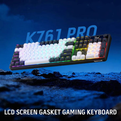 Redragon K761WB RGB WYVERN PRO with LCD Screen & Knob