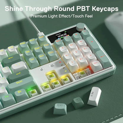 Redragon K761WG RGB WYVERN PRO with LCD Screen & Knob