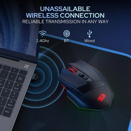 Redragon M923 Stealth Wired RGB Optical Ergonomic Gaming Mouse