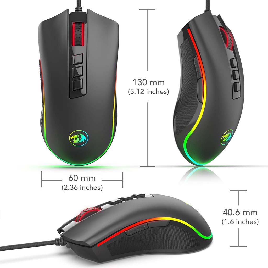 Redragon M711-Fps-1 Cobra 32000 RGB Wired Gaming Mouse Redragon