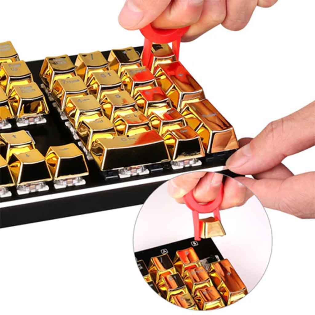 Redragon A101g 104 Metallic Electroplated Keycaps For Mechanical Keyboards Redragon