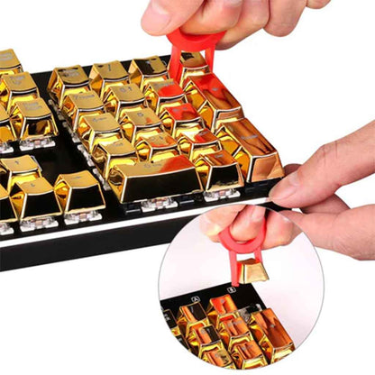 Redragon A101g 104 Metallic Electroplated Keycaps For Mechanical Keyboards Redragon