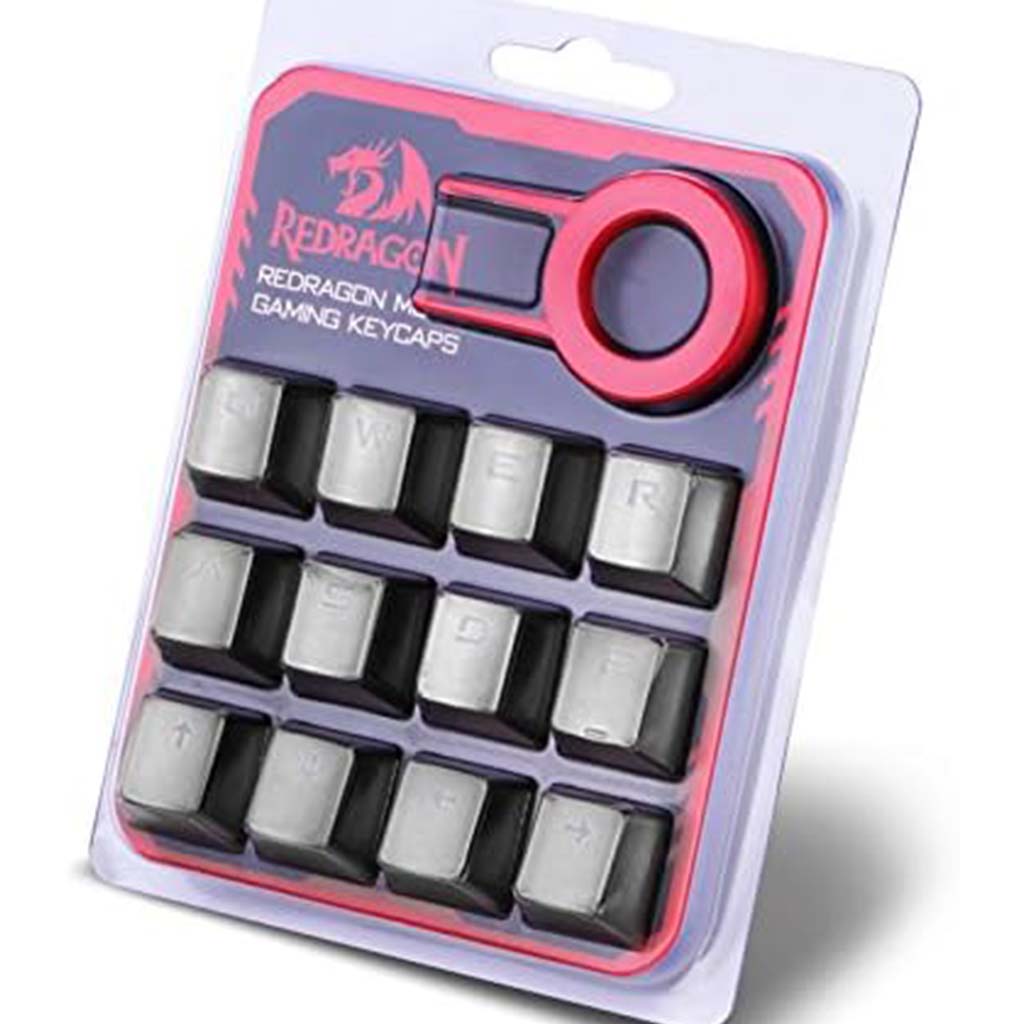 Redragon A103gr 12 Chrome Keycaps Mx Style With Key Puller Redragon