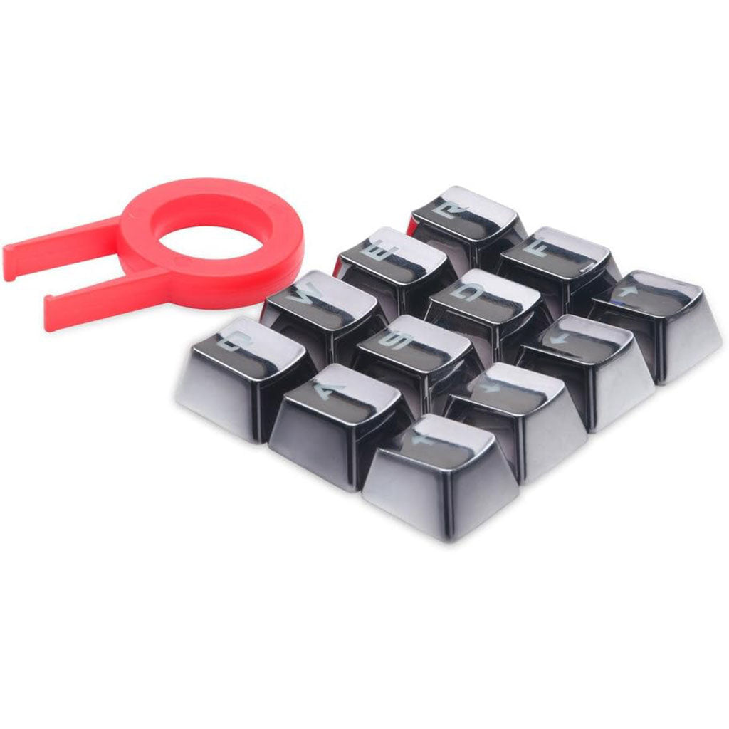 Redragon A103gr 12 Chrome Keycaps Mx Style With Key Puller Redragon