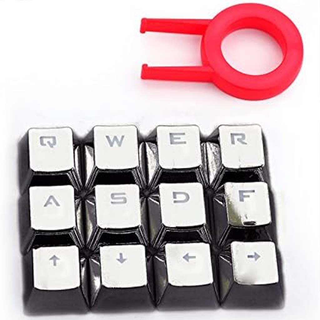Redragon A103gr 12 Chrome Keycaps Mx Style With Key Puller Redragon