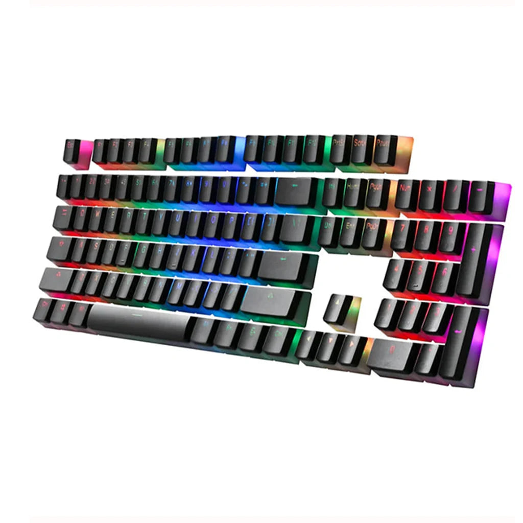 Redragon A130 Black RGB pudding on the plain white background