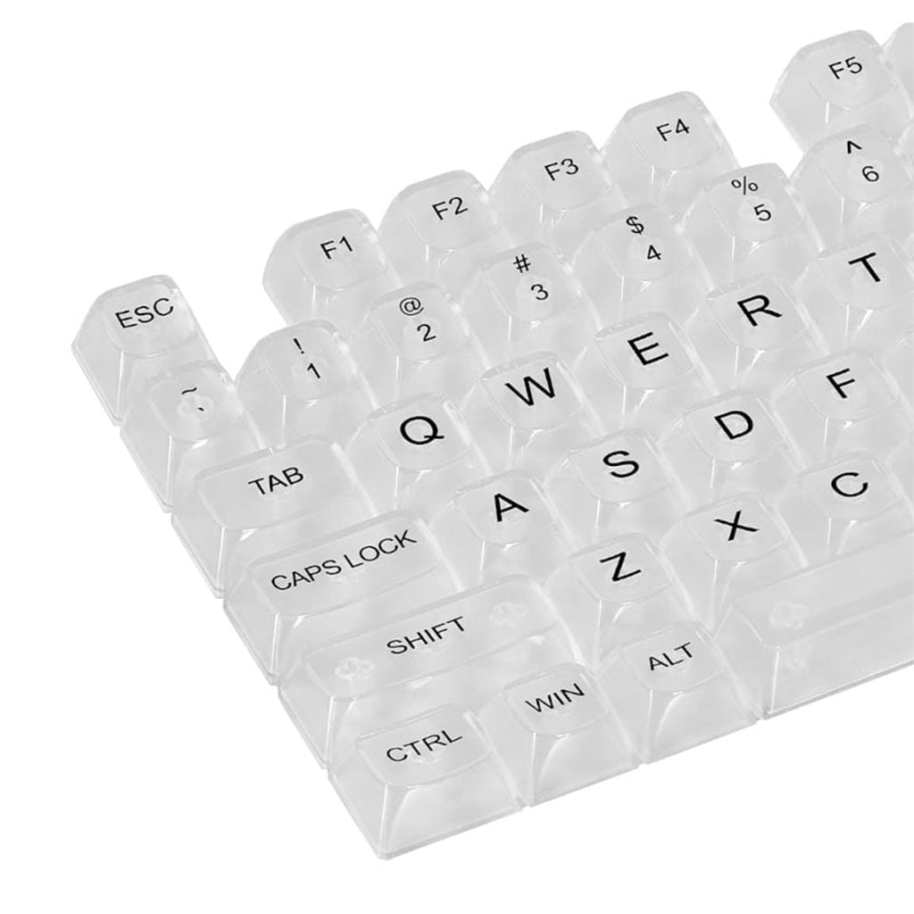Redragon A135 Crystal KeyCaps, 147 Keys Standard Doubleshot PBT Keycap Set, OSA Profile, US(ANSI) Layout, Compatble with Most Mechanical Keyboards & Optical Keyboards, Keycaps Puller Included Redragon