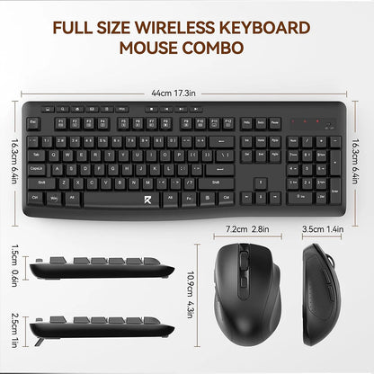 Redragon BS-7367B Wireless Keyboard and Mouse Office 2-in-1 Combo Redragon