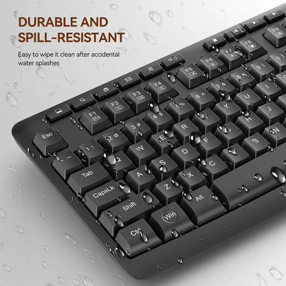 Redragon BS-7367B Wireless Keyboard and Mouse Office 2-in-1 Combo Redragon