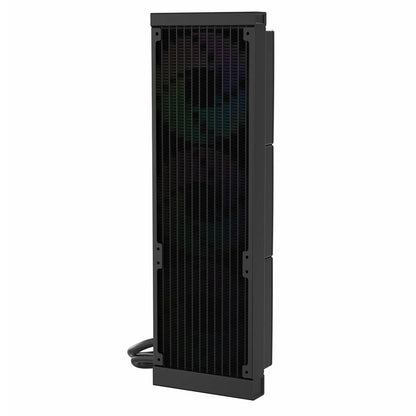 The Redragon CCW-1017 computer cooling unit features three RGB LED fans with multi-colored lights