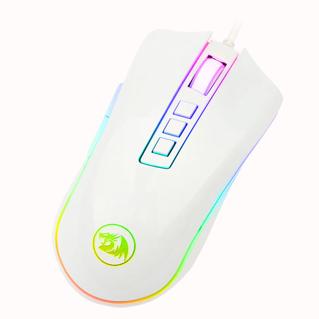 Redragon M711 White Cobra RGB Gaming Mouse Redragon