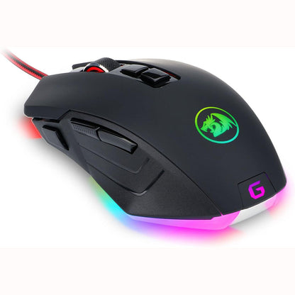 Redragon M715 Dagger 2 Black 5000 DPI RGB Wired Mouse Redragon