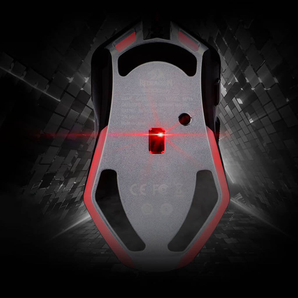 Redragon M715 Dagger 2 Black 5000 DPI RGB Wired Mouse Redragon
