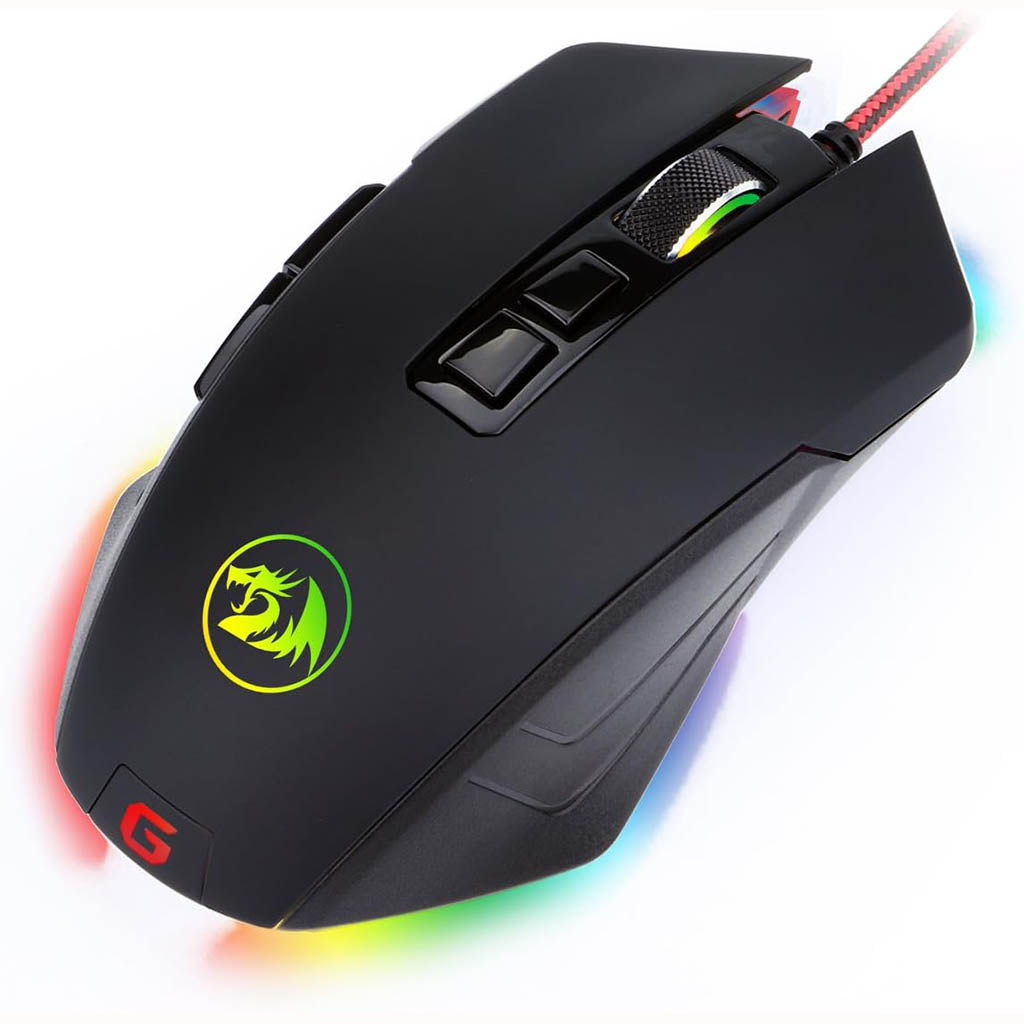 Redragon M715 Dagger 2 Black 5000 DPI RGB Wired Mouse Redragon