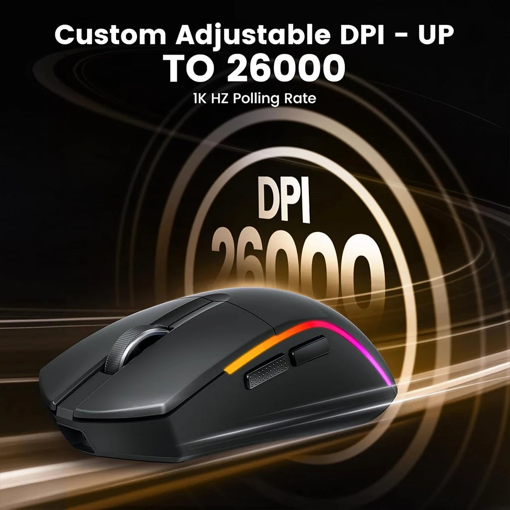 Redragon M816 PRO Deicide tri-mode 26K DPI RGB Gaming Mouse Redragon