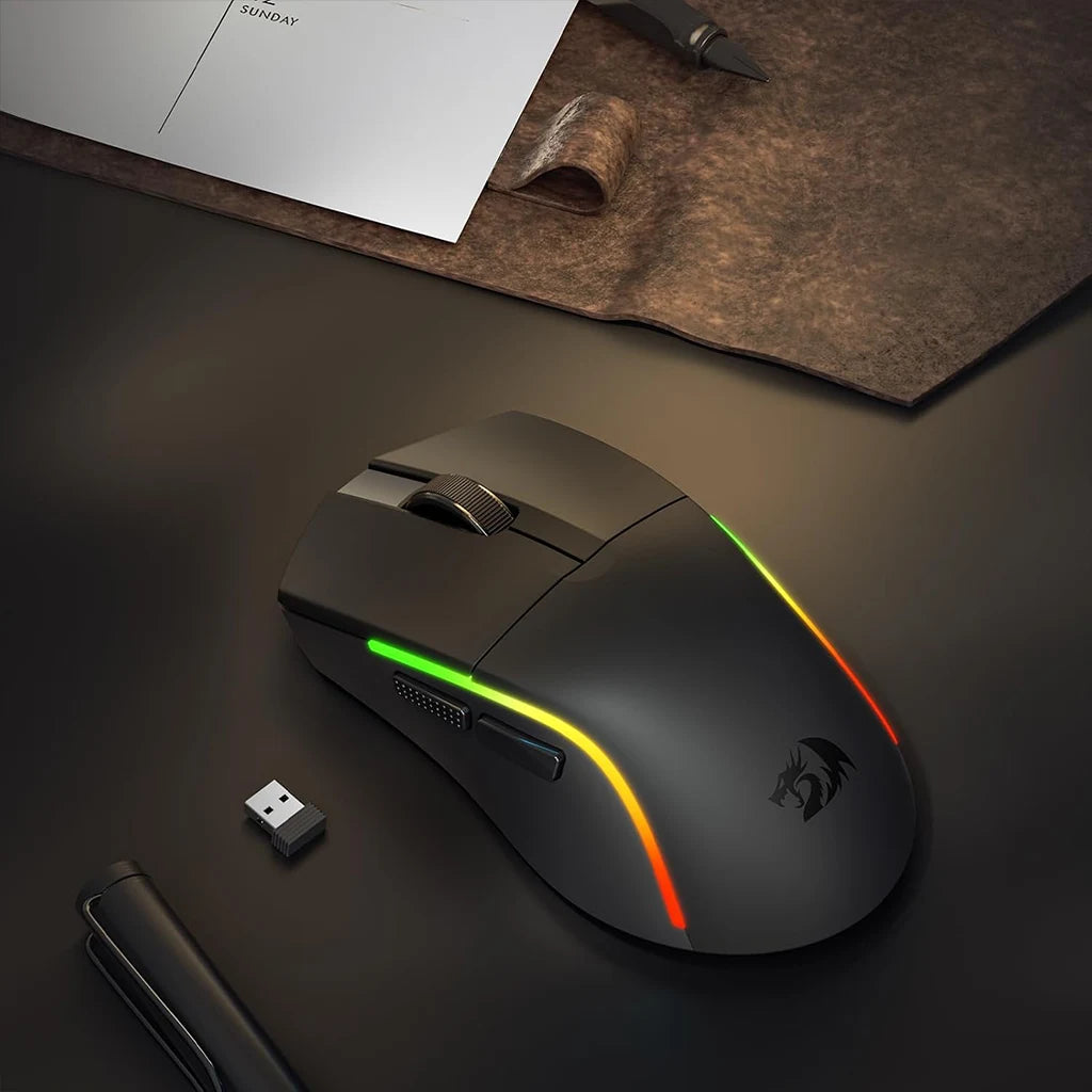 Redragon M816 PRO Deicide tri-mode 26K DPI RGB Gaming Mouse Redragon