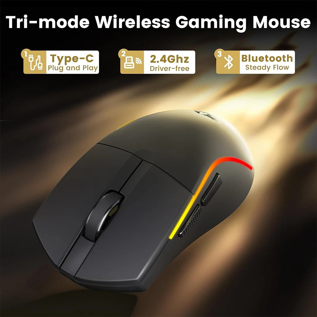 Redragon M816 PRO Deicide tri-mode 26K DPI RGB Gaming Mouse Redragon