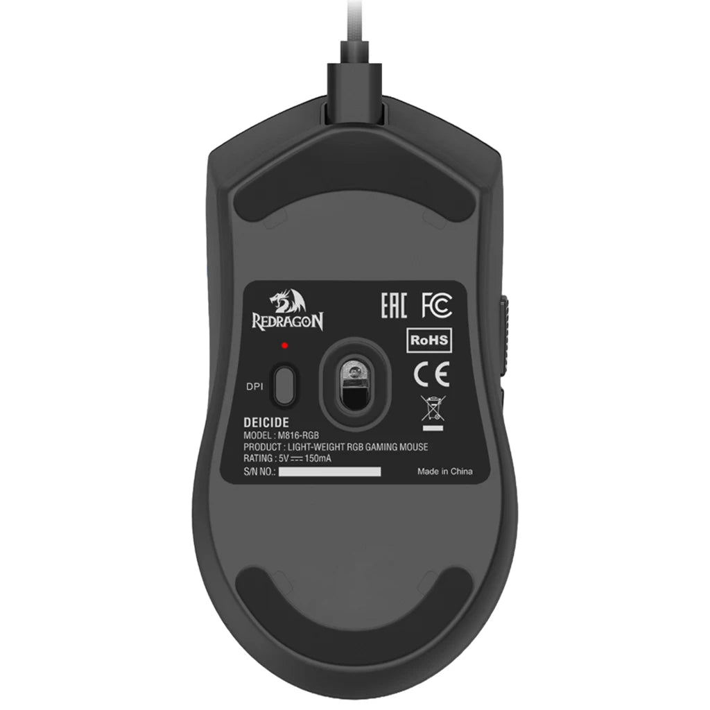 Redragon M816 Deicide Basic 4000 DPI RGB Gaming Mouse Redragon