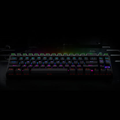 Redragon Deimos K599 60% compact tenkeyless (TKL) wireless mechanical gaming keyboard with dynamic RGB backlighting