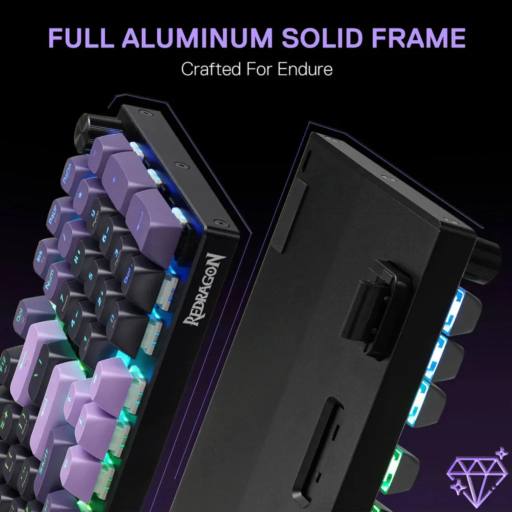 Redragon Dharma K740 PRO Tri-mode Mechanical Keyboard with Mambo Switches Redragon