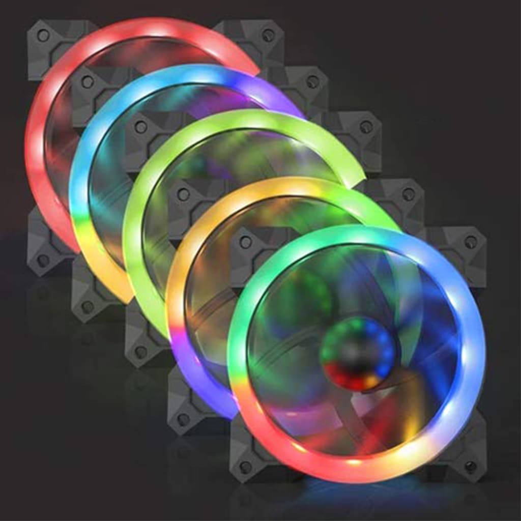 Red Color Fan Redragon GC-F008 Computer Case 120 mm RGB Colling Fan – Redragon Pakistan