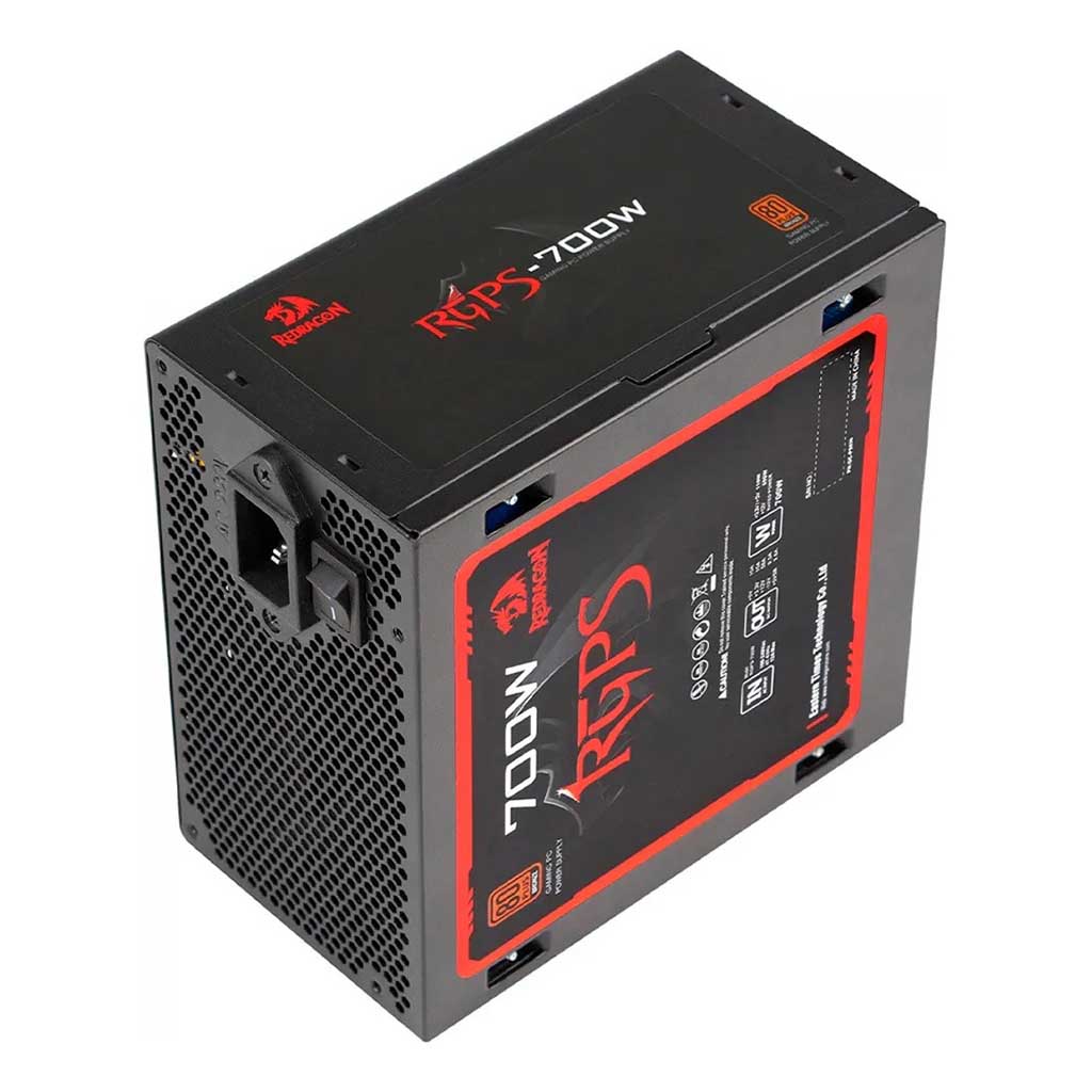 Redragon GC PS026 700W 80 Plus Bronze POWER SUPPLY Redragon