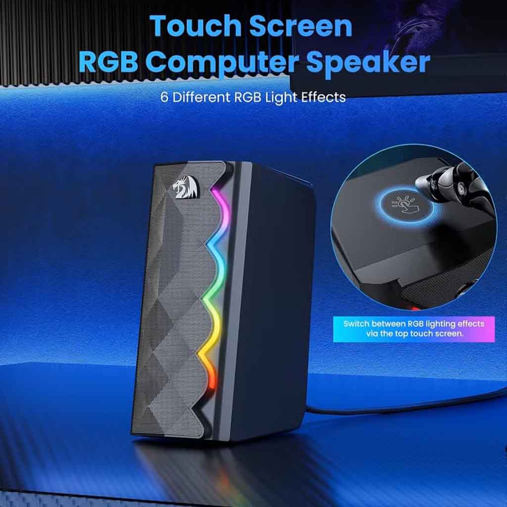 Redragon GS522 RGB Immersive Sound USB Gaming Speakers Redragon