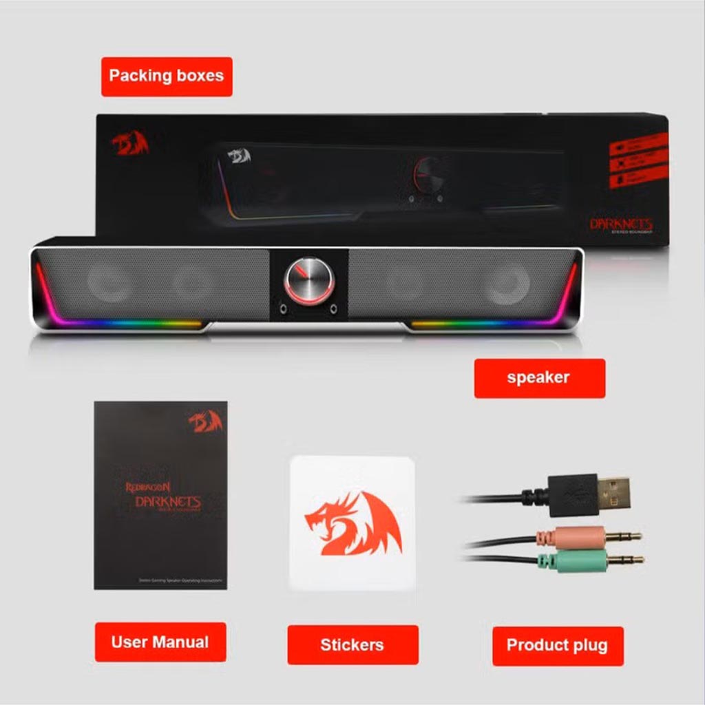 Redragon GS570 2.O Channel Bluetooth Speaker Redragon