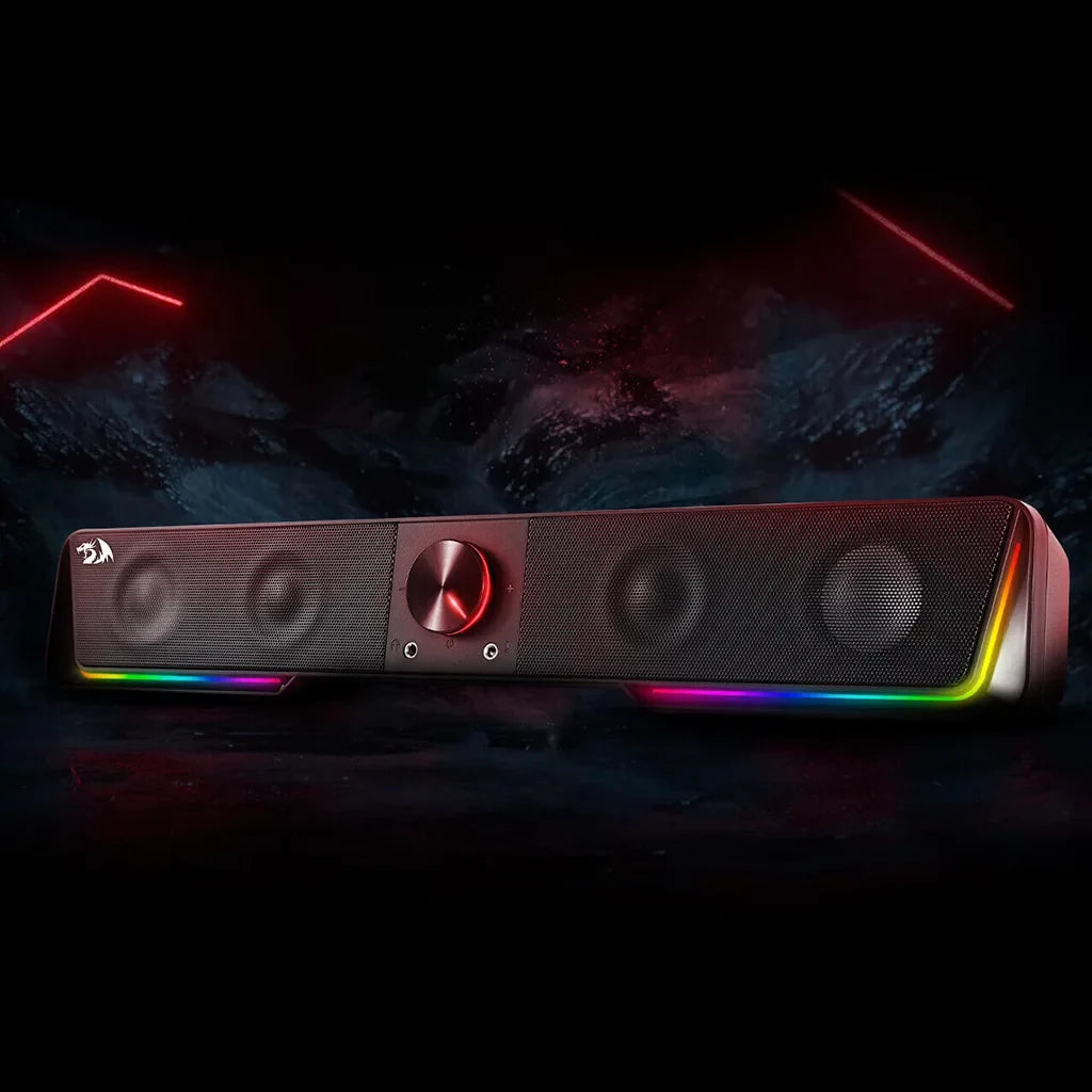 Redragon GS570 2.O Channel Knob Control Bluetooth Speaker Redragon