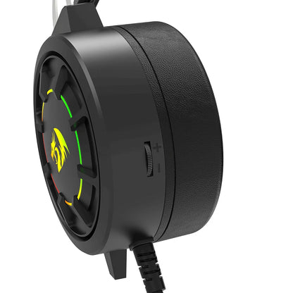 Redragon H314 Grendel RGB USB Wired Lightweight Gaming Headset Redragon