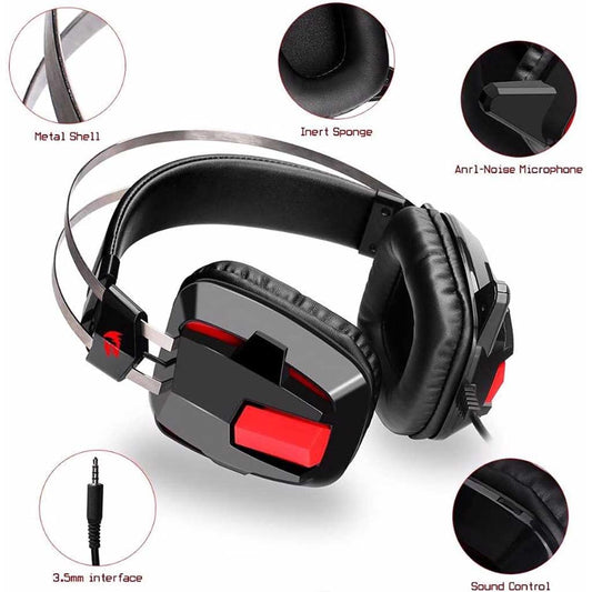 Redragon H201 Lagopasmutus 7.1 Surround Sound Lightweight Headset Redragon