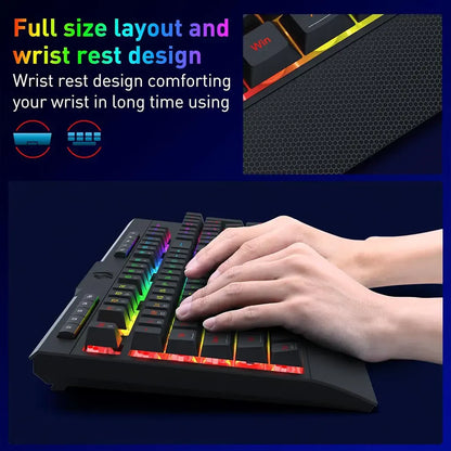 Redragon K525 Shiva PRO Wireless 26 keys Anti-Ghosting Membrane Gaming Keyboard Redragon