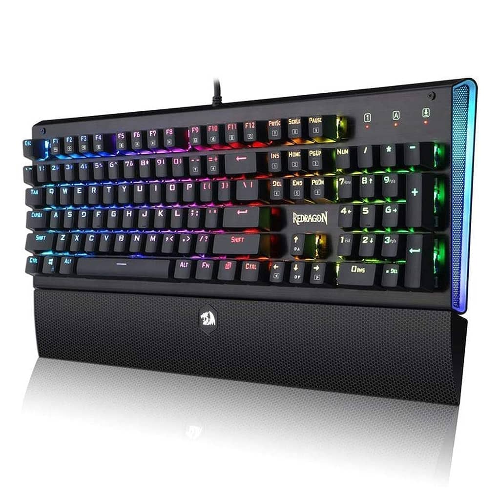 Redragon K569 Aryaman RGB Gaming Keyboard with customizable lighting & designed for long-lasting use