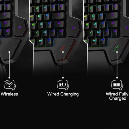 Redragon K585 Elite Dual Mode Wireless Keypad With Blue Switches Redragon