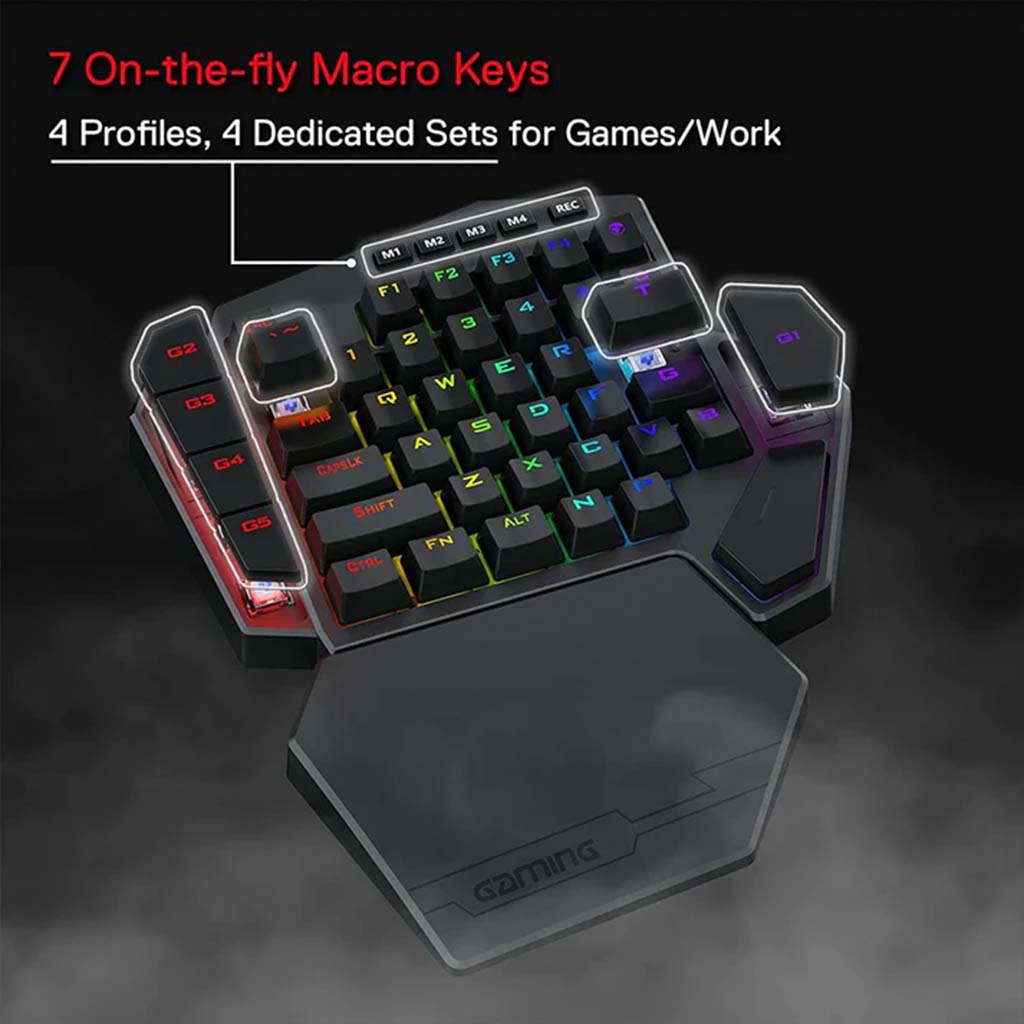 Redragon K585 Elite Dual Mode Wireless Keypad With Blue Switches Redragon