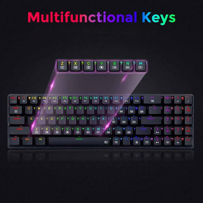 Redragon K626P Ashe RGB 78% Ultra Thin Wired Keyboard Redragon