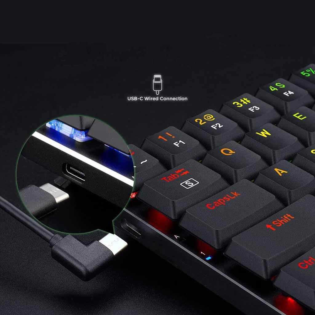 Redragon K626P Ashe RGB 78% Ultra Thin Wired Keyboard Redragon