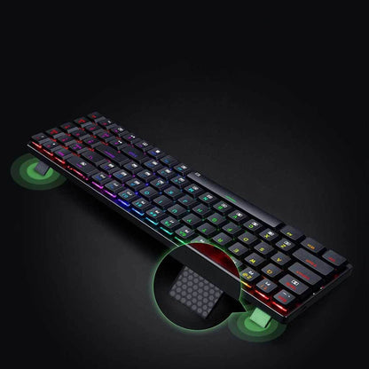 Redragon K626P Ashe RGB 78% Ultra Thin Wired Keyboard Redragon